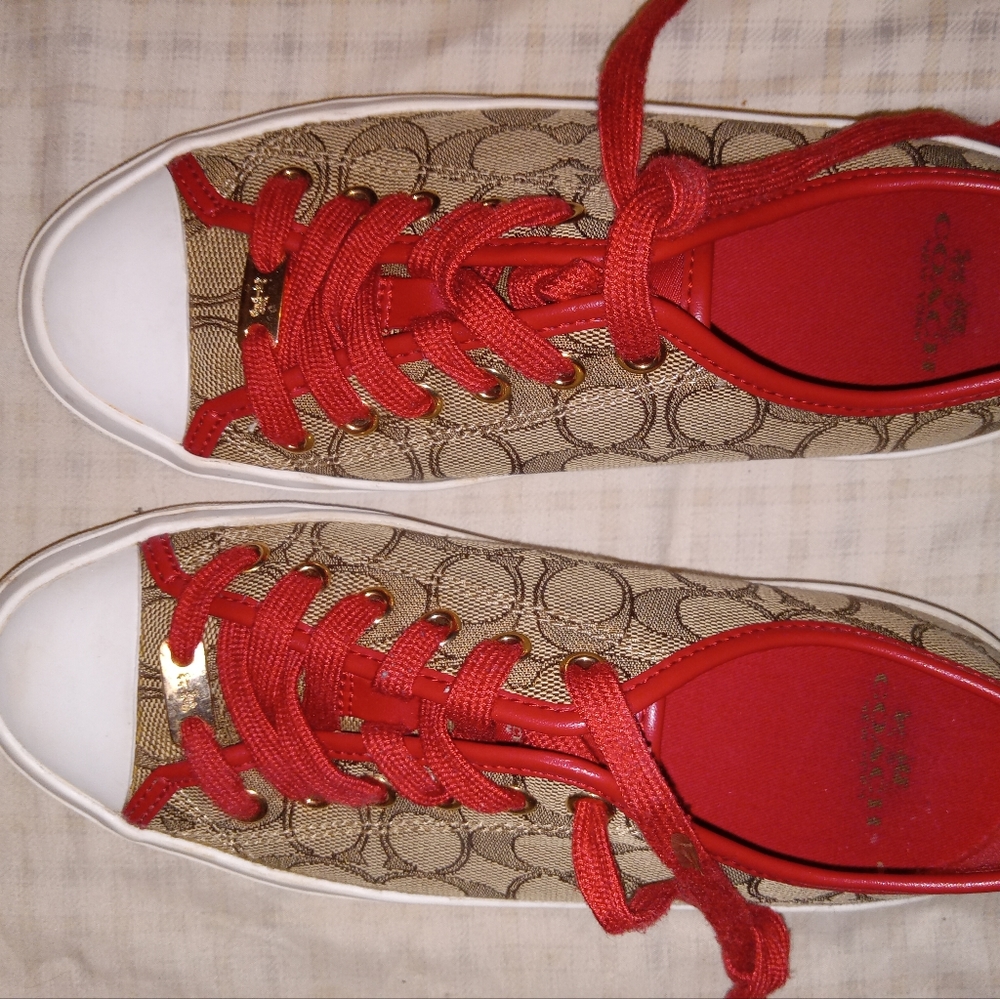 Size seven Coach shoes